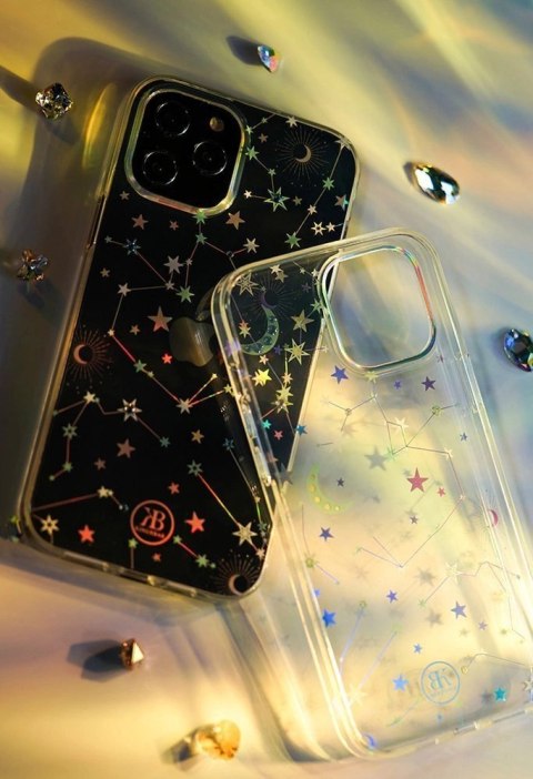 Kingxbar Lucky Series etui ozdobione oryginalnymi Kryształami Swarovskiego iPhone 12 mini przezroczysty (Clover) Kingxbar Lucky Series etui ozdobione oryginalnymi Kryształami Swarovskiego iPhone 12 mini przezroczysty (Clover)