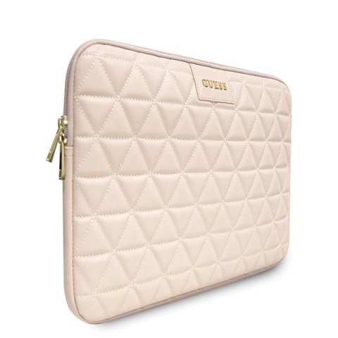 Pokrowiec Guess Quilted na laptopa 13'' - różowy Pokrowiec Guess Quilted na laptopa 13'' - różowy