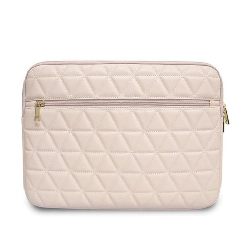 Pokrowiec Guess Quilted na laptopa 13'' - różowy Pokrowiec Guess Quilted na laptopa 13'' - różowy