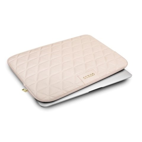 Pokrowiec Guess Quilted na laptopa 13'' - różowy Pokrowiec Guess Quilted na laptopa 13'' - różowy