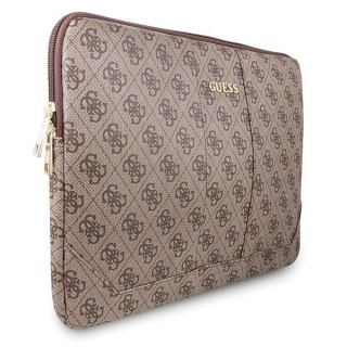 Pokrowiec Guess Uptown na laptopa 13" - brązowy