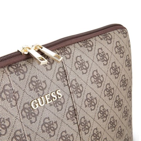 Pokrowiec Guess Uptown na laptopa 13" - brązowy Pokrowiec Guess Uptown na laptopa 13" - brązowy