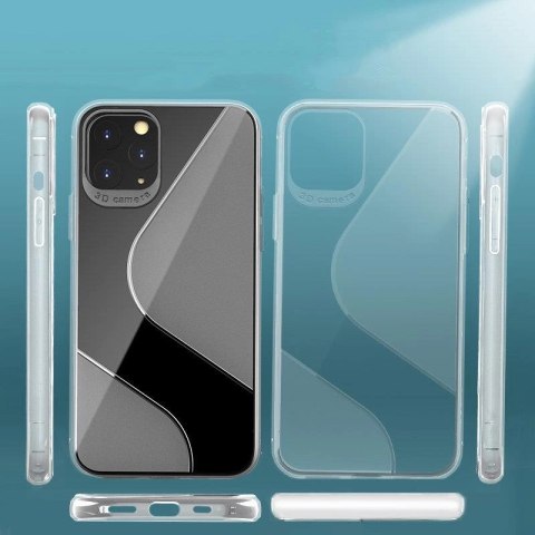 S-Case elastyczne etui pokrowiec Huawei P40 Lite E przezroczysty