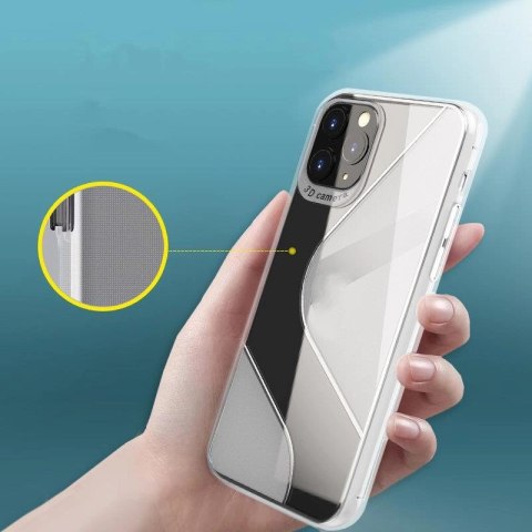 S-Case elastyczne etui pokrowiec Huawei P40 Lite E przezroczysty
