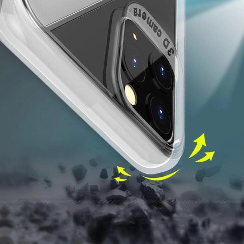 S-Case elastyczne etui pokrowiec Huawei P40 Lite E przezroczysty