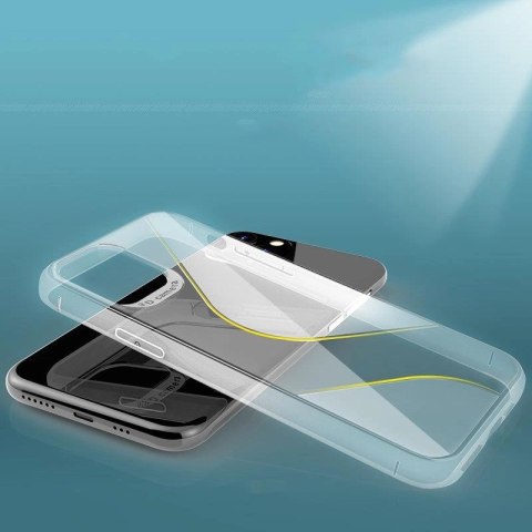 S-Case elastyczne etui pokrowiec Huawei P40 Lite E przezroczysty