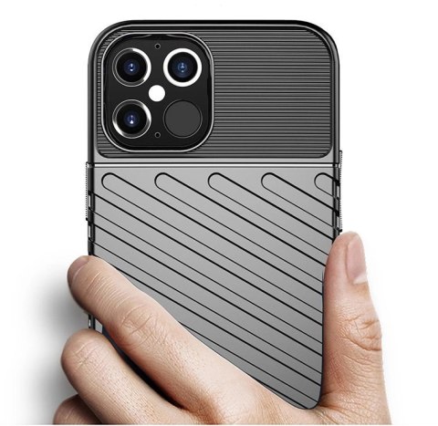 Thunder Case elastyczne pancerne etui pokrowiec iPhone 12 Pro Max zielony Thunder Case elastyczne pancerne etui pokrowiec iPhone 12 Pro Max zielony