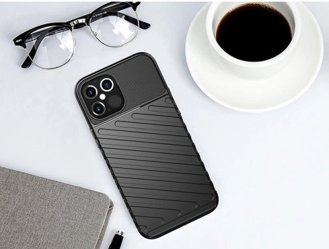 Thunder Case elastyczne pancerne etui pokrowiec iPhone 12 Pro Max zielony Thunder Case elastyczne pancerne etui pokrowiec iPhone 12 Pro Max zielony