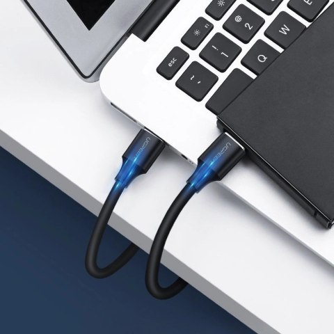 Ugreen kabel przewód USB 2.0 (męski) - USB 2.0 (męski) 2 m czarny (US128 10311) Ugreen kabel przewód USB 2.0 (męski) - USB 2.0 (męski) 2 m czarny (US128 10311)