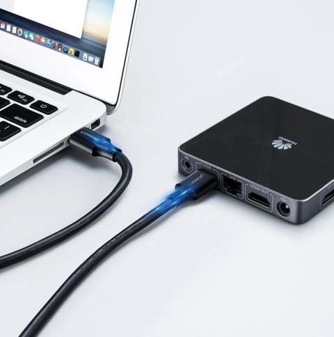 Ugreen kabel przewód USB 2.0 (męski) - USB 2.0 (męski) 2 m czarny (US128 10311) Ugreen kabel przewód USB 2.0 (męski) - USB 2.0 (męski) 2 m czarny (US128 10311)