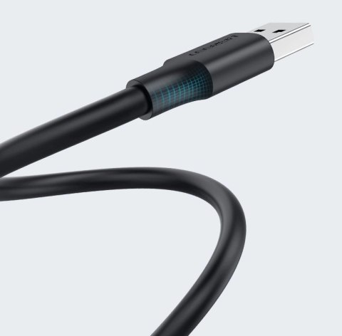 Ugreen kabel przewód USB 2.0 (męski) - USB 2.0 (męski) 2 m czarny (US128 10311) Ugreen kabel przewód USB 2.0 (męski) - USB 2.0 (męski) 2 m czarny (US128 10311)