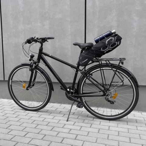 Wozinsky pojemna torba rowerowa pod siodełko torba podsiodłowa duża 12 l czarny (WBB9BK) Wozinsky pojemna torba rowerowa pod siodełko torba podsiodłowa duża 12 l czarny (WBB9BK)
