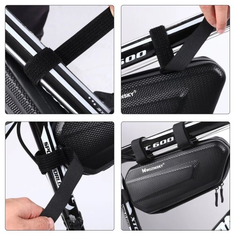 Wozinsky torba rowerowa na ramę roweru 1,5 l czarny (WBB10BK) Wozinsky torba rowerowa na ramę roweru 1,5 l czarny (WBB10BK)