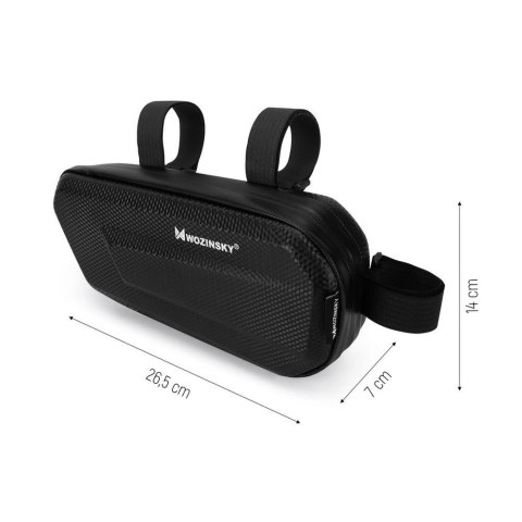 Wozinsky torba rowerowa na ramę roweru 1,5 l czarny (WBB10BK) Wozinsky torba rowerowa na ramę roweru 1,5 l czarny (WBB10BK)