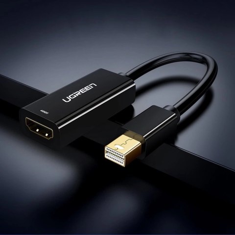 Adapter Ugreen MD112 10460 mini DisplayPort (męski) / HDMI (żeński) FHD 1080p - biały Adapter Ugreen MD112 10460 mini DisplayPort (męski) / HDMI (żeński) FHD 1080p - biały
