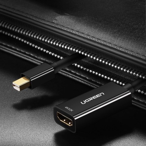 Adapter Ugreen MD112 10460 mini DisplayPort (męski) / HDMI (żeński) FHD 1080p - biały Adapter Ugreen MD112 10460 mini DisplayPort (męski) / HDMI (żeński) FHD 1080p - biały