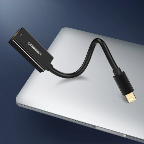 Adapter Ugreen MD112 10460 mini DisplayPort (męski) / HDMI (żeński) FHD 1080p - biały Adapter Ugreen MD112 10460 mini DisplayPort (męski) / HDMI (żeński) FHD 1080p - biały