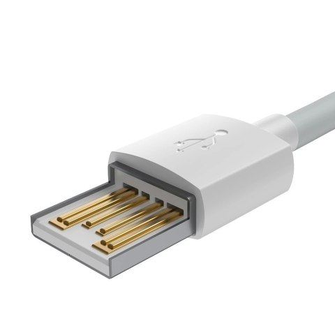 Baseus 2x kabel USB - Lightning szybkie ładowanie Power Delivery 1,5 m biały (TZCALZJ-02) Baseus 2x kabel USB - Lightning szybkie ładowanie Power Delivery 1,5 m biały (TZCALZJ-02)