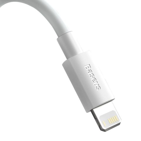 Baseus 2x kabel USB - Lightning szybkie ładowanie Power Delivery 1,5 m biały (TZCALZJ-02) Baseus 2x kabel USB - Lightning szybkie ładowanie Power Delivery 1,5 m biały (TZCALZJ-02)