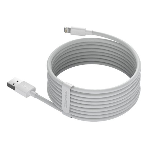 Baseus 2x kabel USB - Lightning szybkie ładowanie Power Delivery 1,5 m biały (TZCALZJ-02) Baseus 2x kabel USB - Lightning szybkie ładowanie Power Delivery 1,5 m biały (TZCALZJ-02)