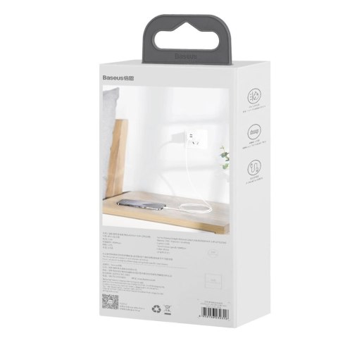 Baseus 2x kabel USB - Lightning szybkie ładowanie Power Delivery 1,5 m biały (TZCALZJ-02) Baseus 2x kabel USB - Lightning szybkie ładowanie Power Delivery 1,5 m biały (TZCALZJ-02)