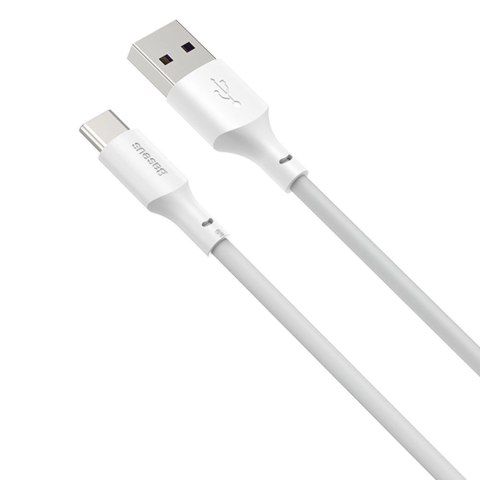 Baseus 2x kabel USB - USB Typ C szybkie ładowanie Power Delivery Quick Charge 40 W 5 A 1,5 m biały (TZCATZJ-02) Baseus 2x kabel USB - USB Typ C szybkie ładowanie Power Delivery Quick Charge 40 W 5 A 1,5 m biały (TZCATZJ-02)