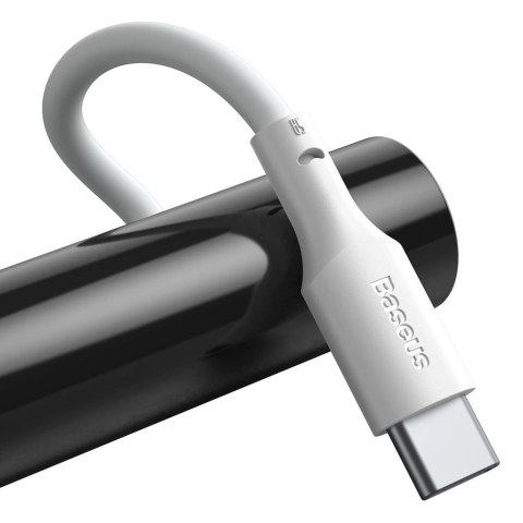 Baseus 2x kabel USB - USB Typ C szybkie ładowanie Power Delivery Quick Charge 40 W 5 A 1,5 m biały (TZCATZJ-02) Baseus 2x kabel USB - USB Typ C szybkie ładowanie Power Delivery Quick Charge 40 W 5 A 1,5 m biały (TZCATZJ-02)