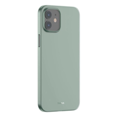 Baseus Wing Case Ultracienkie etui iPhone 12 mini Zielony (WIAPIPH54N-06)