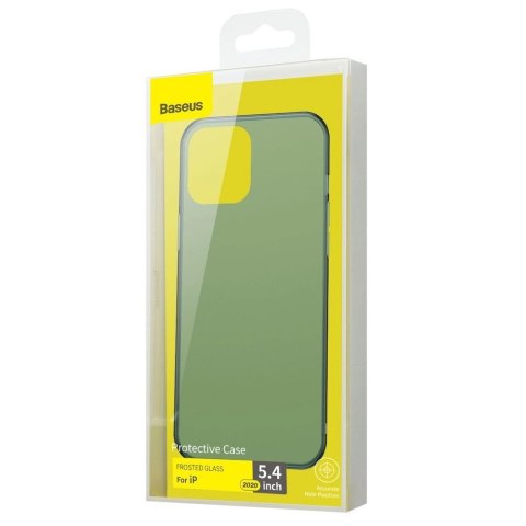 Baseus Wing Case Ultracienkie etui iPhone 12 mini Zielony (WIAPIPH54N-06)