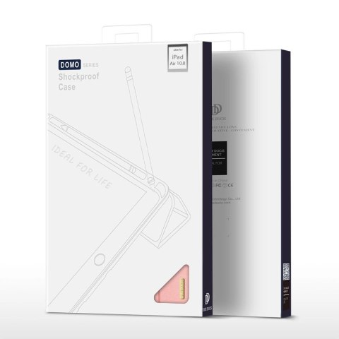 DUX DUCIS Domo składany pokrowiec etui na tablet podstawka iPad Air 2020 różowy (brak Smart Sleep) DUX DUCIS Domo składany pokrowiec etui na tablet podstawka iPad Air 2020 różowy (brak Smart Sleep)