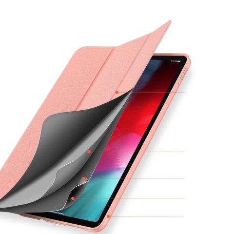 DUX DUCIS Domo składany pokrowiec etui na tablet podstawka iPad Air 2020 różowy (brak Smart Sleep) DUX DUCIS Domo składany pokrowiec etui na tablet podstawka iPad Air 2020 różowy (brak Smart Sleep)