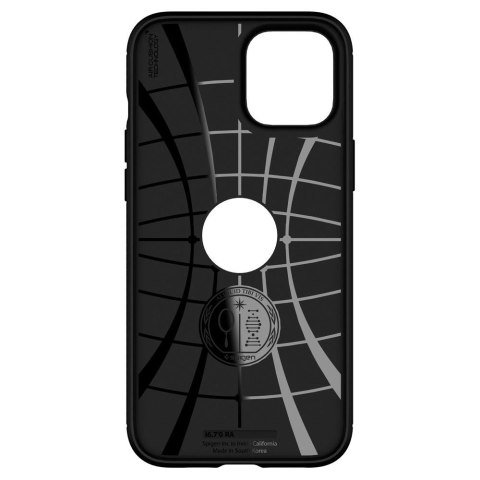 Etui Spigen Rugged Armor na iPhone 12 / iPhone 12 Pro - czarny mat Etui Spigen Rugged Armor na iPhone 12 / iPhone 12 Pro - czarny mat