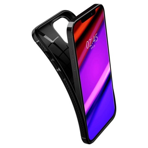 Etui Spigen Rugged Armor na iPhone 12 / iPhone 12 Pro - czarny mat Etui Spigen Rugged Armor na iPhone 12 / iPhone 12 Pro - czarny mat