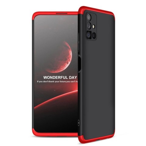 GKK 360 Protection Case etui na całą obudowę przód + tył Samsung Galaxy M51 czarno-czerwony GKK 360 Protection Case etui na całą obudowę przód + tył Samsung Galaxy M51 czarno-czerwony