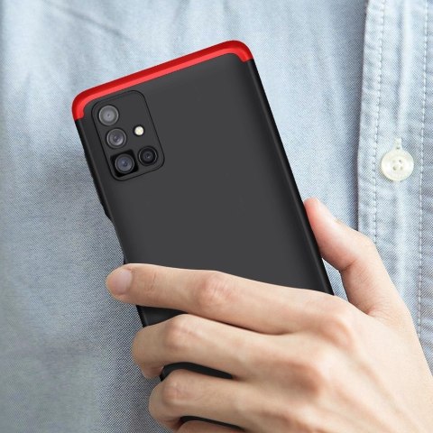 GKK 360 Protection Case etui na całą obudowę przód + tył Samsung Galaxy M51 czarno-czerwony GKK 360 Protection Case etui na całą obudowę przód + tył Samsung Galaxy M51 czarno-czerwony
