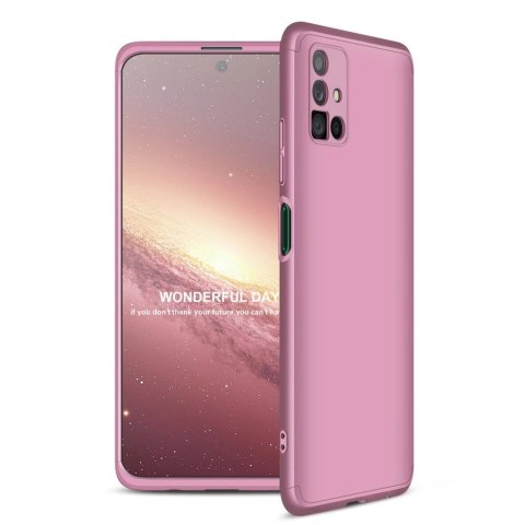 GKK 360 Protection Case etui na całą obudowę przód + tył Samsung Galaxy M51 różowy GKK 360 Protection Case etui na całą obudowę przód + tył Samsung Galaxy M51 różowy
