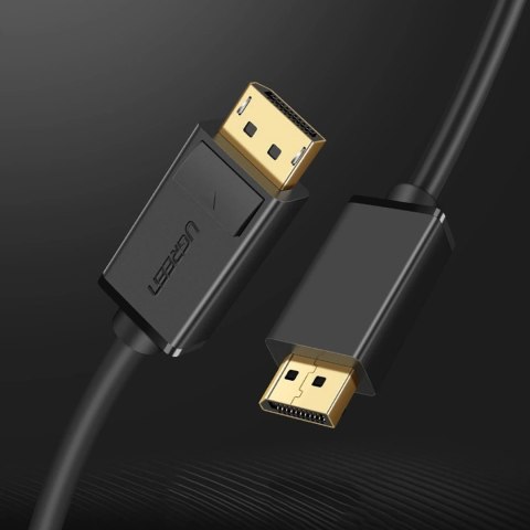 Kabel Ugreen DP102 10211 DisplayPort 1.2 4K / DisplayPort 1.2 4K 2 m - czarny Kabel Ugreen DP102 10211 DisplayPort 1.2 4K / DisplayPort 1.2 4K 2 m - czarny