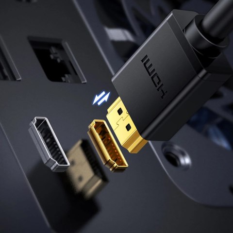 Kabel Ugreen HD106 DVI 24+1 pin / HDMI FHD 60Hz 1.5m - czarny (11150) Kabel Ugreen HD106 DVI 24+1 pin / HDMI FHD 60Hz 1.5m - czarny (11150)