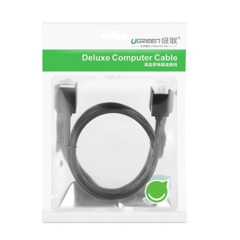 Kabel Ugreen HD107 10140 HDMI (męski) - HDMI (żeński) 4K 0.5 m - czarny Kabel Ugreen HD107 10140 HDMI (męski) - HDMI (żeński) 4K 0.5 m - czarny
