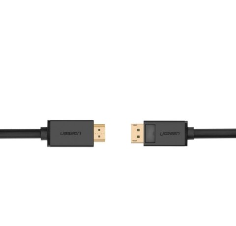 Ugreen jednokierunkowy kabel z DisplayPort na HDMI 4K 30 Hz 32 AWG 1,5 m czarny (DP101 10239) Ugreen jednokierunkowy kabel z DisplayPort na HDMI 4K 30 Hz 32 AWG 1,5 m czarny (DP101 10239)