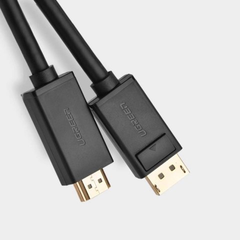 Ugreen jednokierunkowy kabel z DisplayPort na HDMI 4K 30 Hz 32 AWG 1,5 m czarny (DP101 10239) Ugreen jednokierunkowy kabel z DisplayPort na HDMI 4K 30 Hz 32 AWG 1,5 m czarny (DP101 10239)