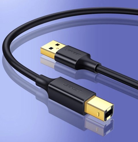 Ugreen kabel USB Typ B do drukarki (męski) - USB 2.0 (męski) 480 Mbps 1,5 m czarny (US135 10350) Ugreen kabel USB Typ B do drukarki (męski) - USB 2.0 (męski) 480 Mbps 1,5 m czarny (US135 10350)