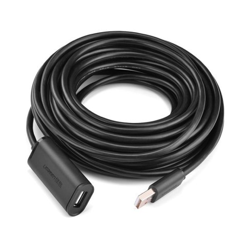 Ugreen kabel aktywny przedłużacz USB 2.0 480 Mbps 10 m czarny (US121 10321) Ugreen kabel aktywny przedłużacz USB 2.0 480 Mbps 10 m czarny (US121 10321)