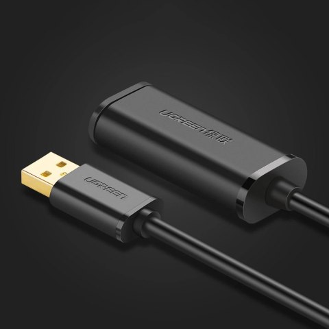 Ugreen kabel aktywny przedłużacz USB 2.0 480 Mbps 10 m czarny (US121 10321) Ugreen kabel aktywny przedłużacz USB 2.0 480 Mbps 10 m czarny (US121 10321)