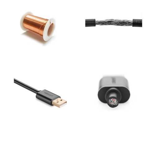 Ugreen kabel aktywny przedłużacz USB 2.0 480 Mbps 10 m czarny (US121 10321) Ugreen kabel aktywny przedłużacz USB 2.0 480 Mbps 10 m czarny (US121 10321)