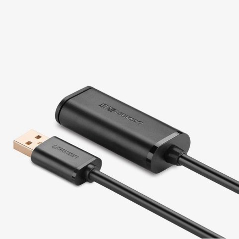 Ugreen kabel aktywny przedłużacz USB 2.0 480 Mbps 10 m czarny (US121 10321) Ugreen kabel aktywny przedłużacz USB 2.0 480 Mbps 10 m czarny (US121 10321)