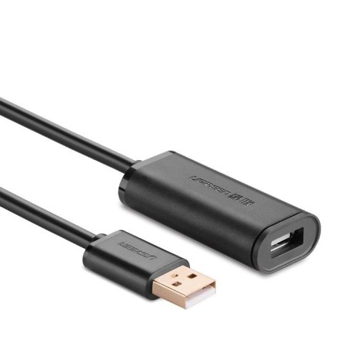 Ugreen kabel aktywny przedłużacz USB 2.0 480 Mbps 10 m czarny (US121 10321) Ugreen kabel aktywny przedłużacz USB 2.0 480 Mbps 10 m czarny (US121 10321)