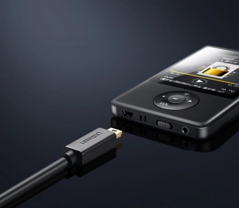 Ugreen kabel przewód USB - mini USB 480 Mbps 2 m czarny (US132 30472) Ugreen kabel przewód USB - mini USB 480 Mbps 2 m czarny (US132 30472)