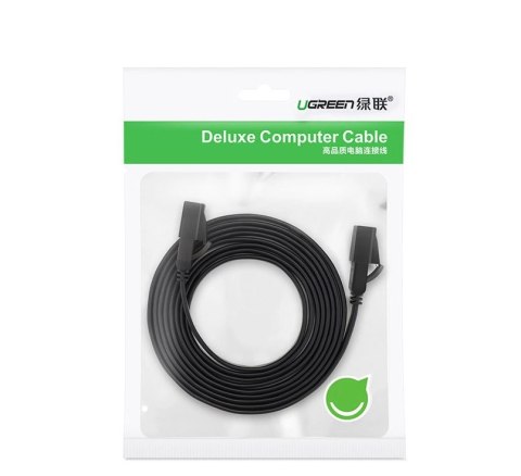 Ugreen płaski kabel przewód internetowy sieciowy Ethernet patchcord RJ45 Cat 7 STP LAN 10 Gbps 3 m czarny (NW106 11262) Ugreen płaski kabel przewód internetowy sieciowy Ethernet patchcord RJ45 Cat 7 STP LAN 10 Gbps 3 m czarny (NW106 11262)
