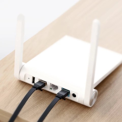Ugreen płaski kabel przewód internetowy sieciowy Ethernet patchcord RJ45 Cat 7 STP LAN 10 Gbps 3 m czarny (NW106 11262) Ugreen płaski kabel przewód internetowy sieciowy Ethernet patchcord RJ45 Cat 7 STP LAN 10 Gbps 3 m czarny (NW106 11262)